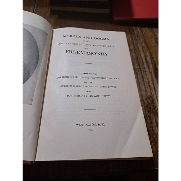 Vintage 1964 Morals and Dogma Ancient Accepted Scottish Right Freemasonry Book - Picture 10 of 10
